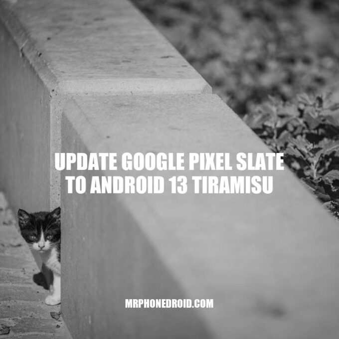 Google Pixel Slate: How to Update to Android 13 Tiramisu