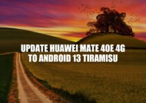 Guide to Updating Huawei Mate 40E 4G to Android 13: Step-by-Step Instructions