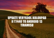 How to Update Verykool KOLORPAD II T7440 to Android 13 Tiramisu