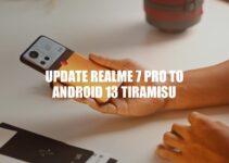 Realme 7 Pro Android 13 Tiramisu Update Guide