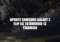 Samsung Galaxy Z Flip 5G: Updating to Android 13 Tiramisu for Enhanced Performance