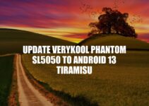 Update Verykool Phantom SL5050: Upgrade to Android 13 Tiramisu