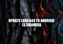 Updating LAVA A44 to Android 13 Tiramisu: Benefits and Steps