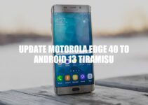 Updating Motorola Edge 40: Upgrade to Android 13 Tiramisu