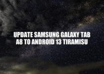 Updating Samsung Galaxy Tab A8 to Android 13: A comprehensive guide