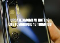 Updating Xiaomi Mi Note 10 Lite to Android 13 Tiramisu: Everything You Need to Know